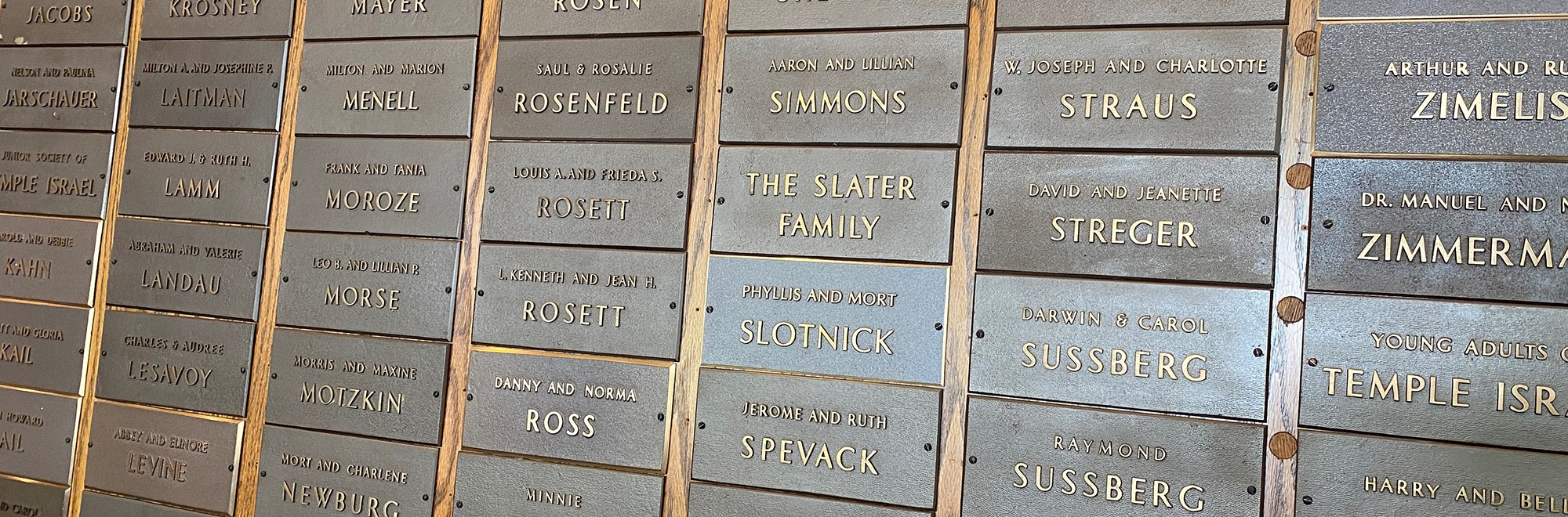 Memorial Plaque Order